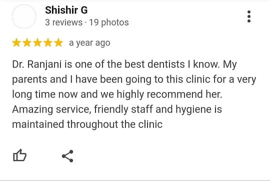 Patient review for V2 ECity Dental Center, Electronic City, Bengaluru