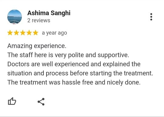 Patient review for V2 ECity Dental Center, Electronic City, Bengaluru